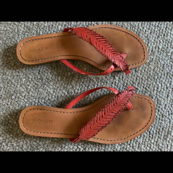Coach Sandals 9.5 - Picture 1 of 3